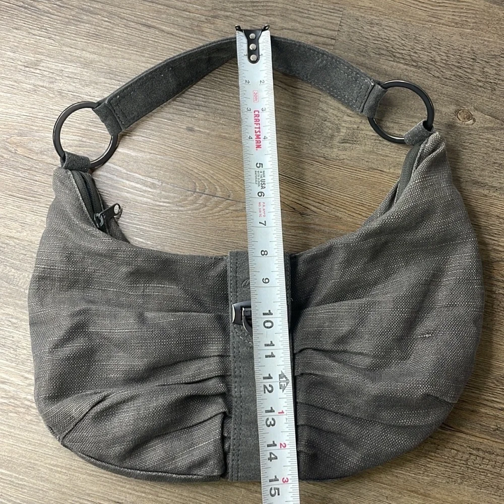Dakine Women’s Grey Canvas Shoulder Bag Purse